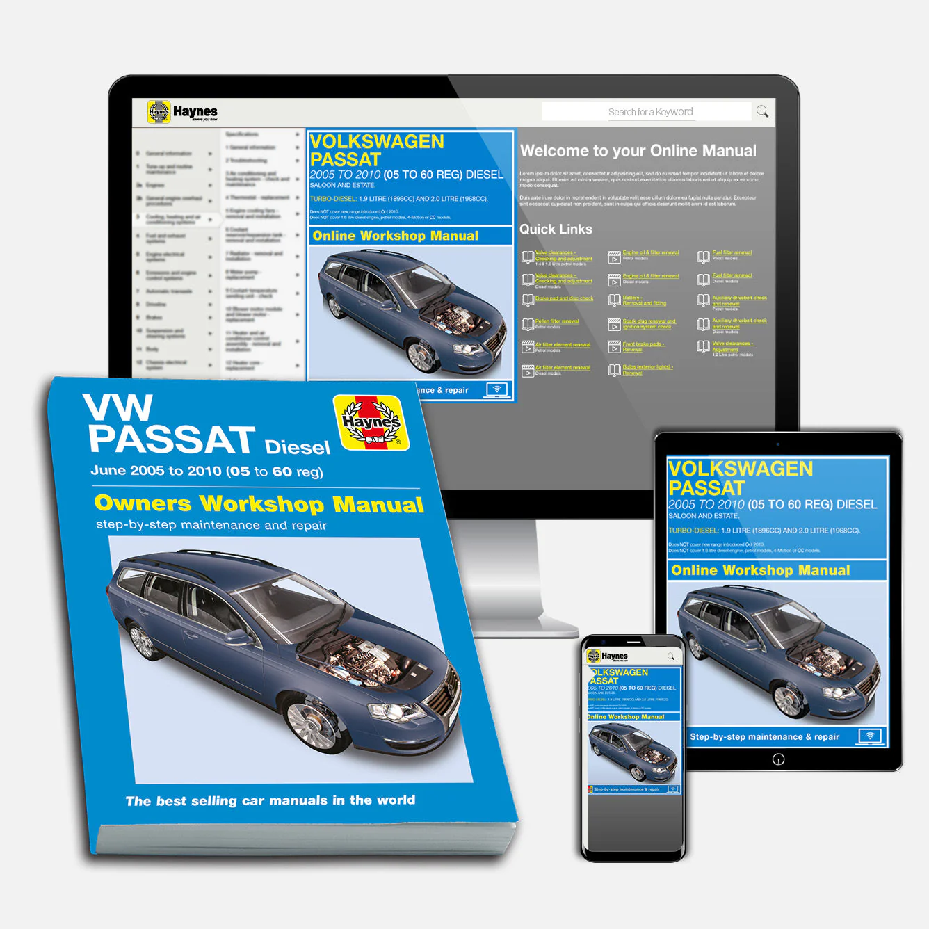Volkswagen Passat Diesel (June 2005-2010) Haynes Repair Manual