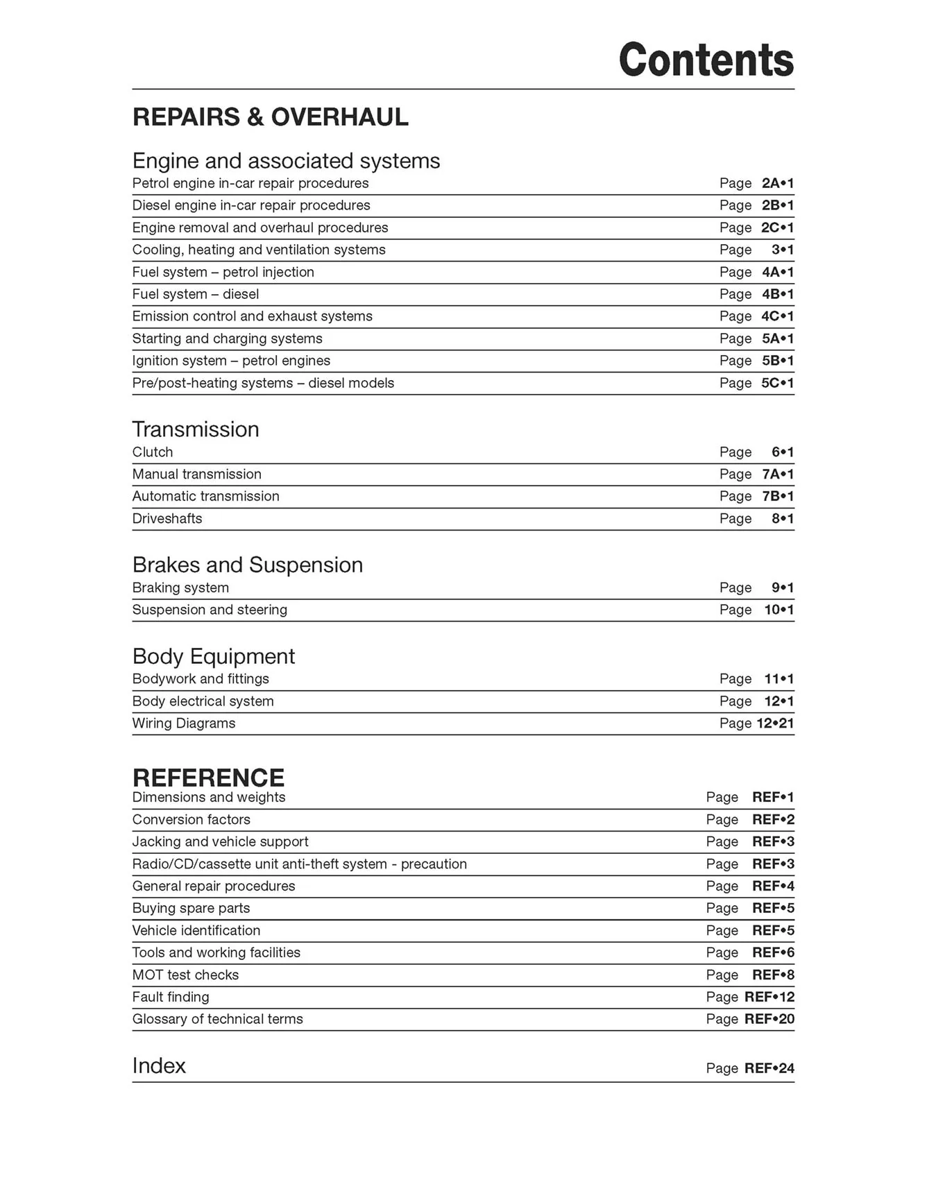 Volkswagen Passat Petrol & Diesel (Dec 2000-May 2005) Haynes Repair Manual - Image 5