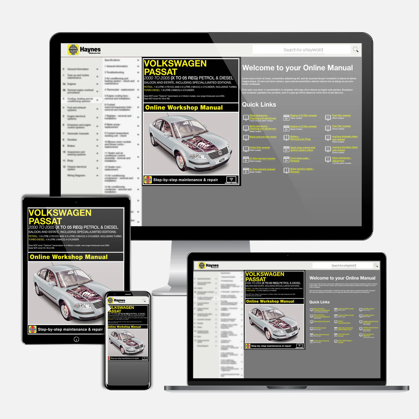 Volkswagen Passat Petrol & Diesel (Dec 2000-May 2005) Haynes Repair Manual - Image 9
