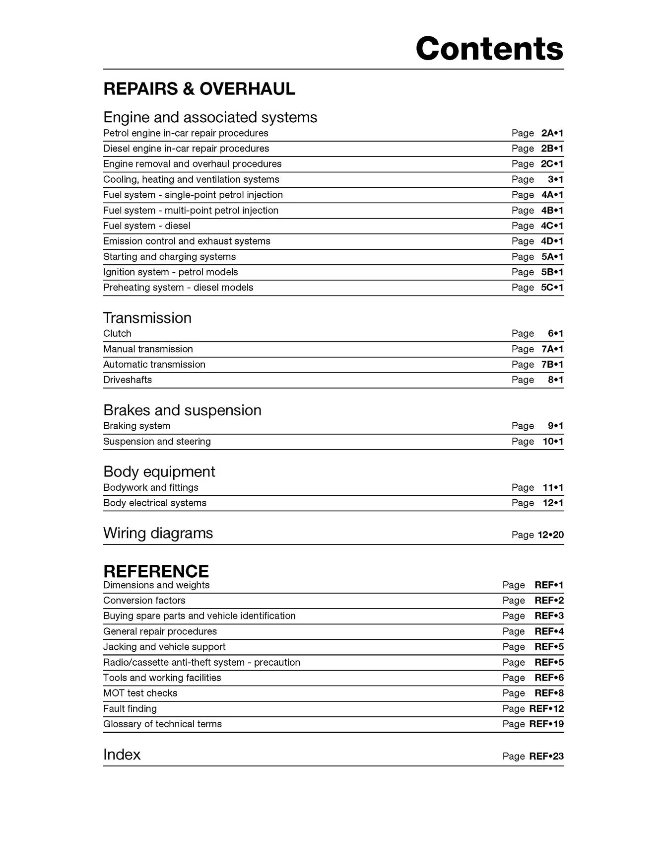 Volkswagen Polo Hatchback Petrol & Diesel (1994-1999) Haynes Repair Manual - Image 5