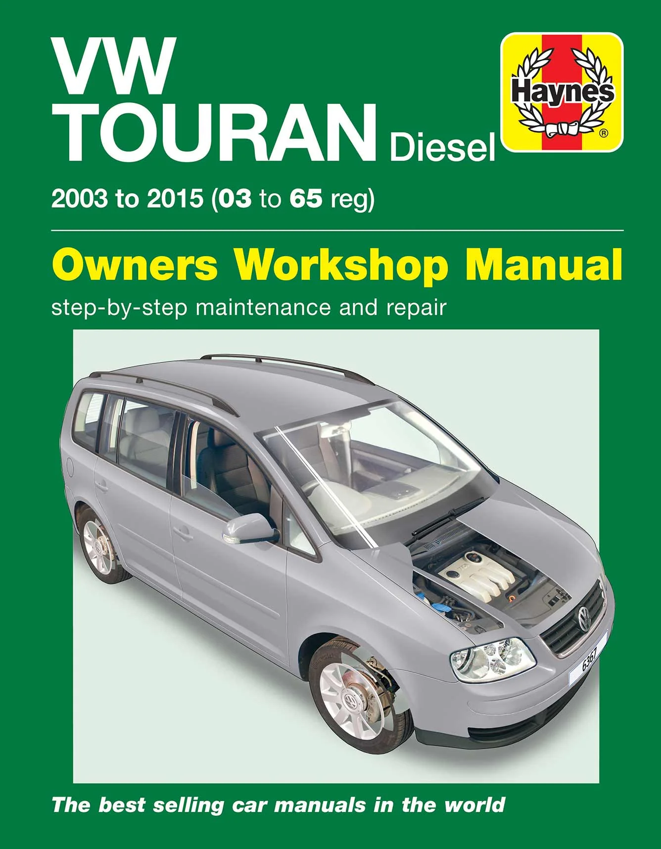 Volkswagen Touran Diesel (2003-2015) 03 to 65 Haynes Repair Manual - Image 2