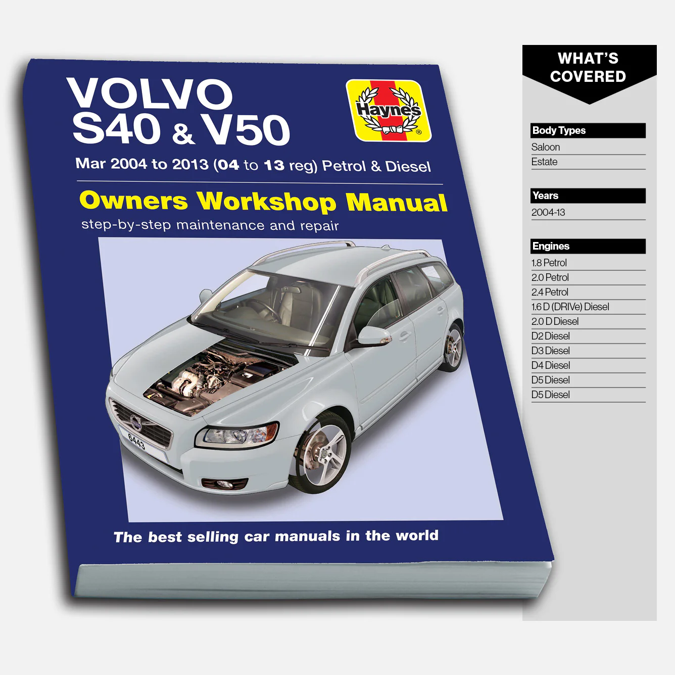 Volvo S40 & V50 Petrol & Diesel (Mar 2004-2013) Haynes Repair Manual - Image 2