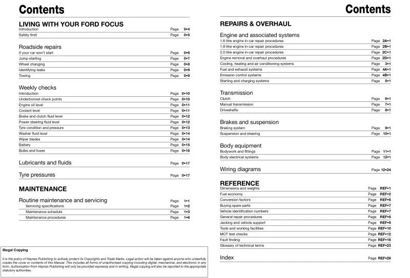 Volvo S60 (2000-2009) Haynes Repair Manual (svenske utgava) - Image 2