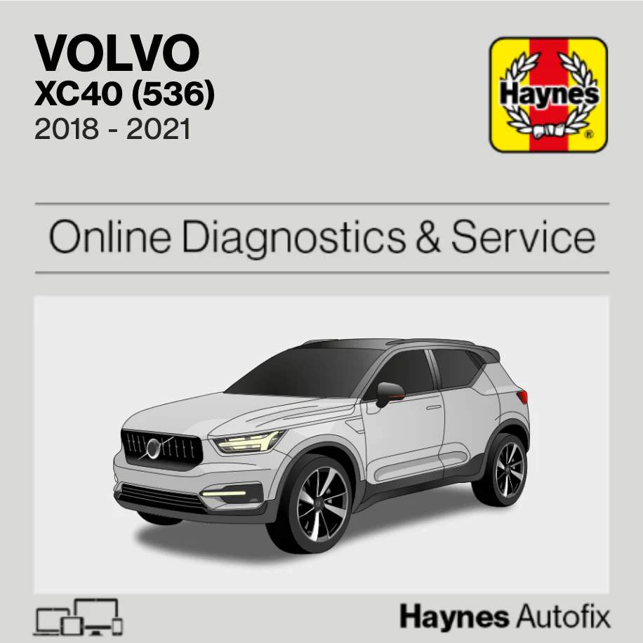 Volvo XC40 (536) 2018 to 2021 Haynes Online Diagnostics & Service Guide