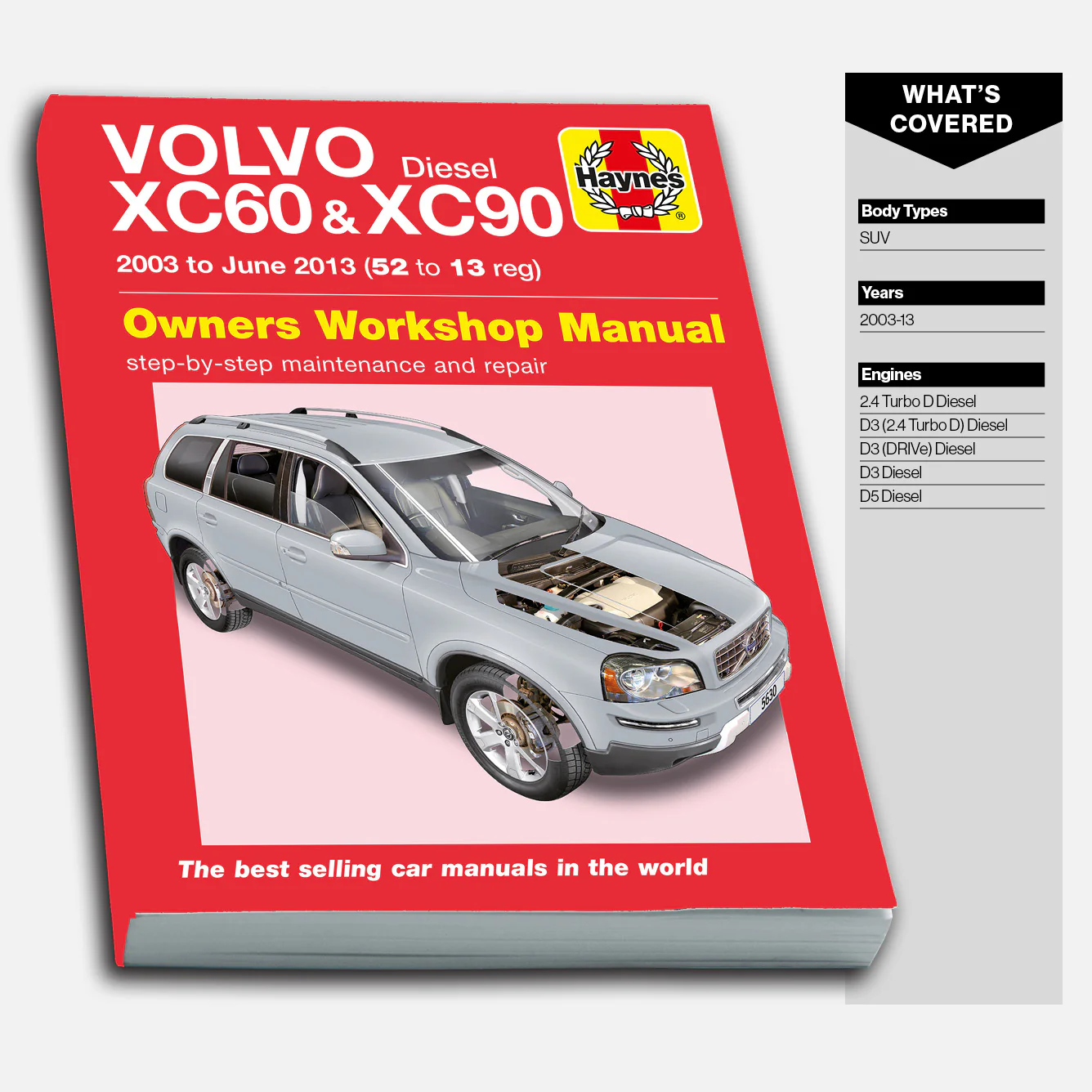 Volvo XC60 & XC90 Diesel (2003-2013) Haynes Repair Manual - Image 2