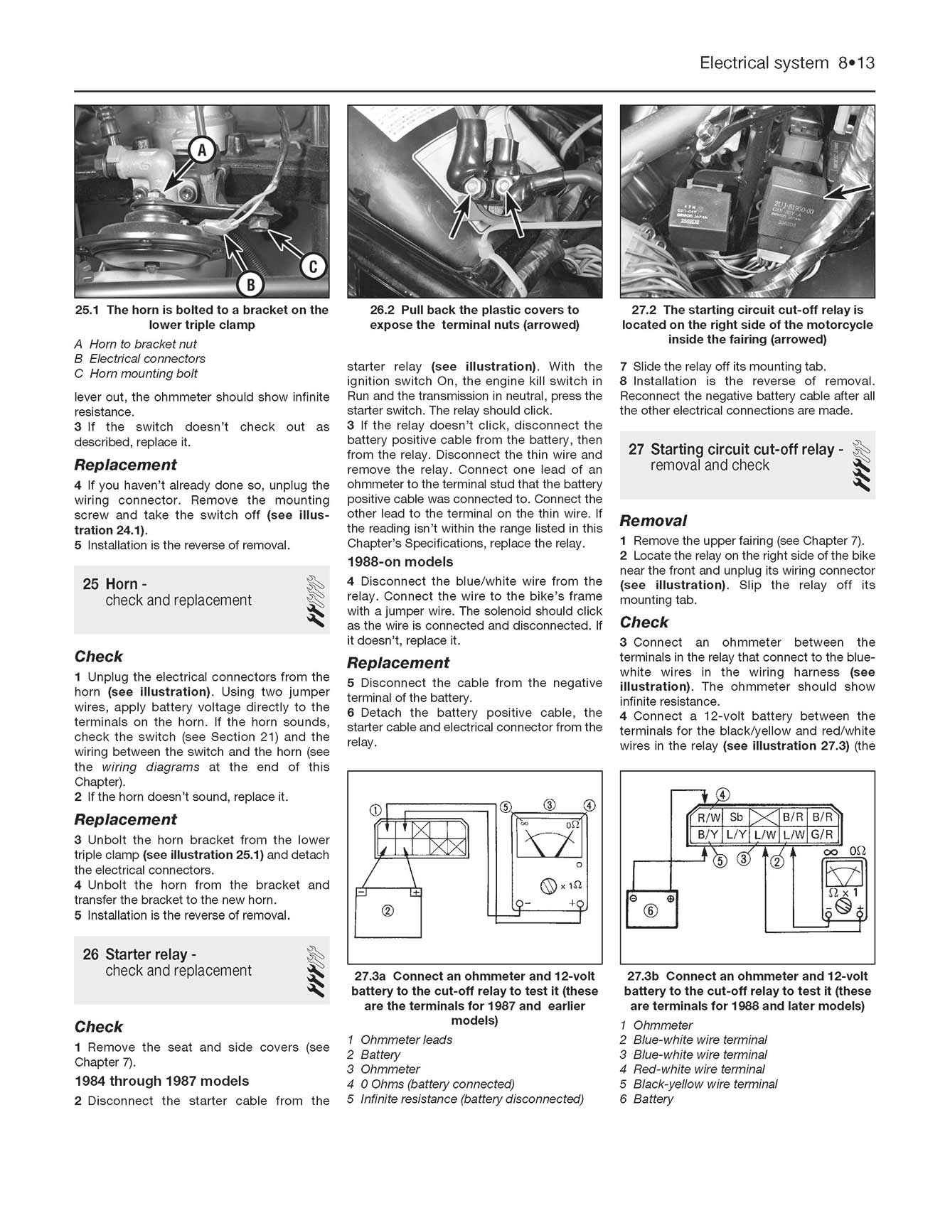Yamaha FJ1100 & 1200 Fours (1984-1996) Haynes Repair Manual - Image 6