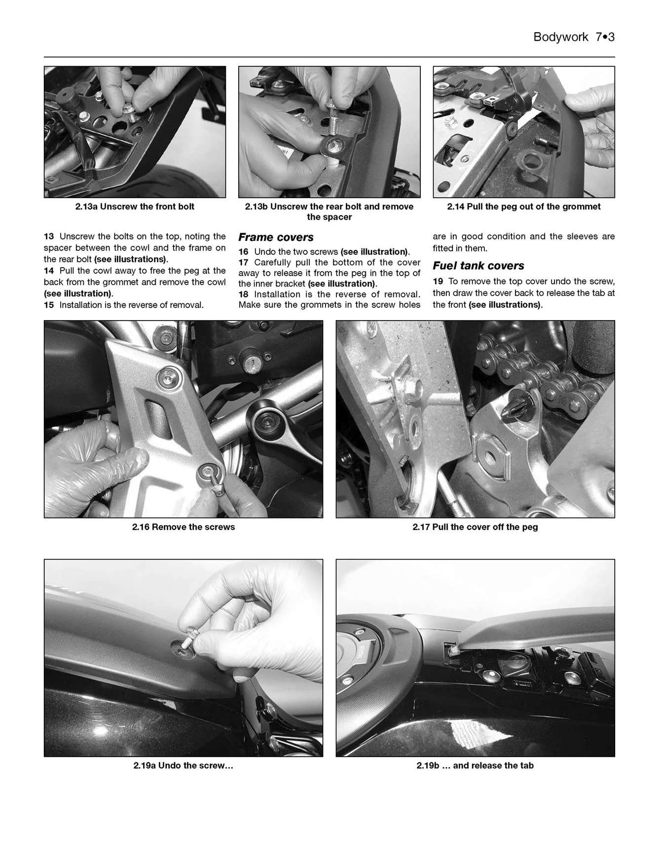Yamaha MT-07, Tracer & XSR700 (2014-2017) Haynes Repair Manual - Image 7