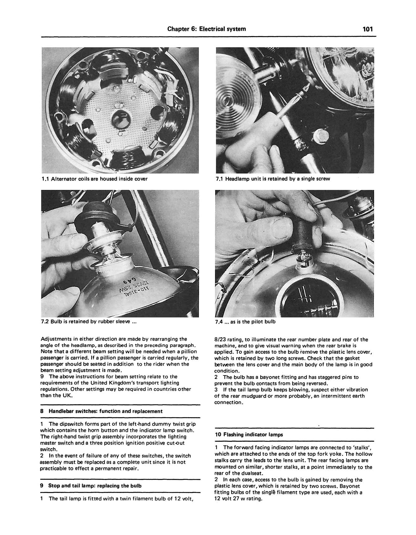 Yamaha RD125 Twins (1974-1982) Haynes Repair Manual - Image 6