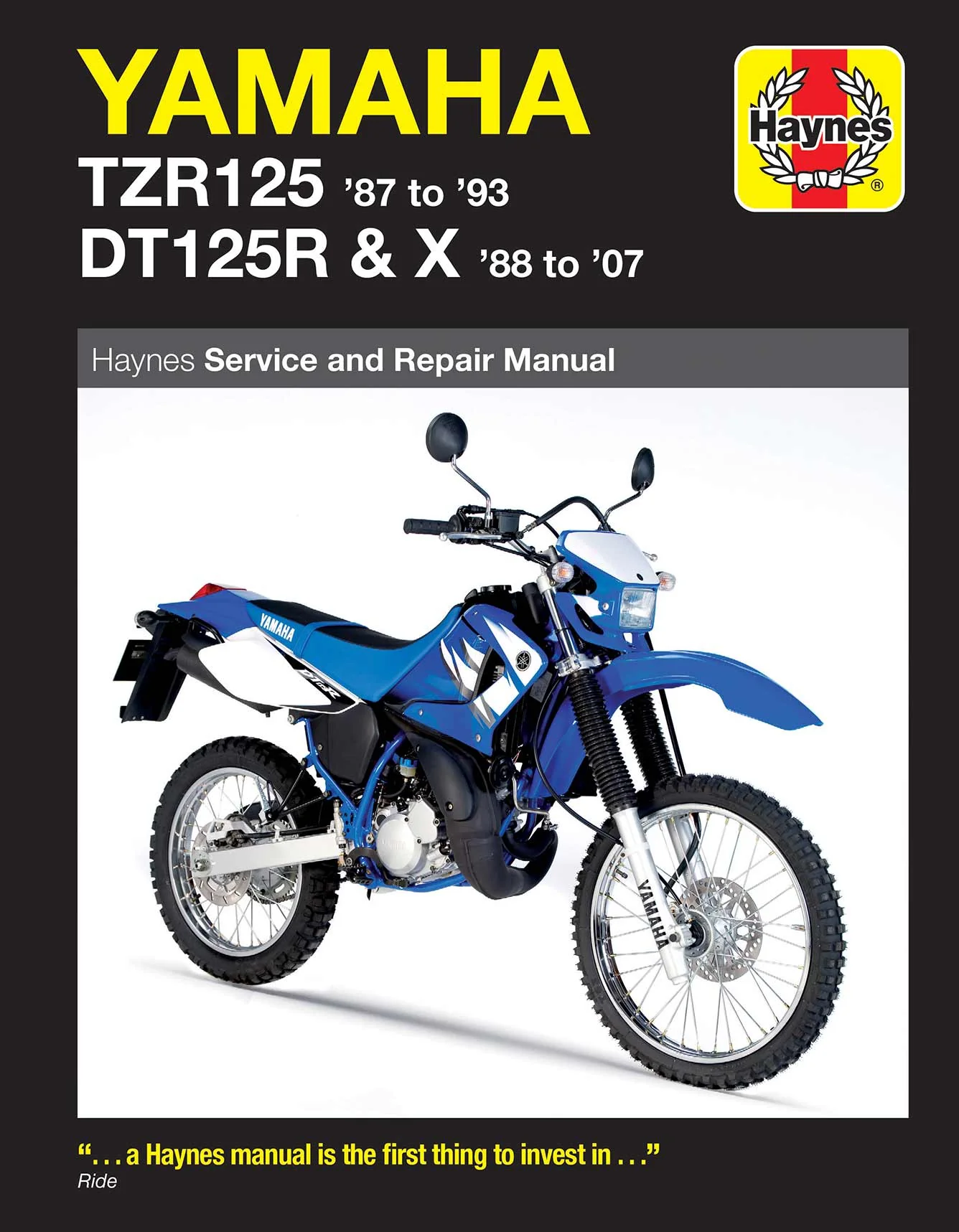 Yamaha TZR125 (1987-1993) & DT125R/X (1988-2007) Haynes Repair Manual