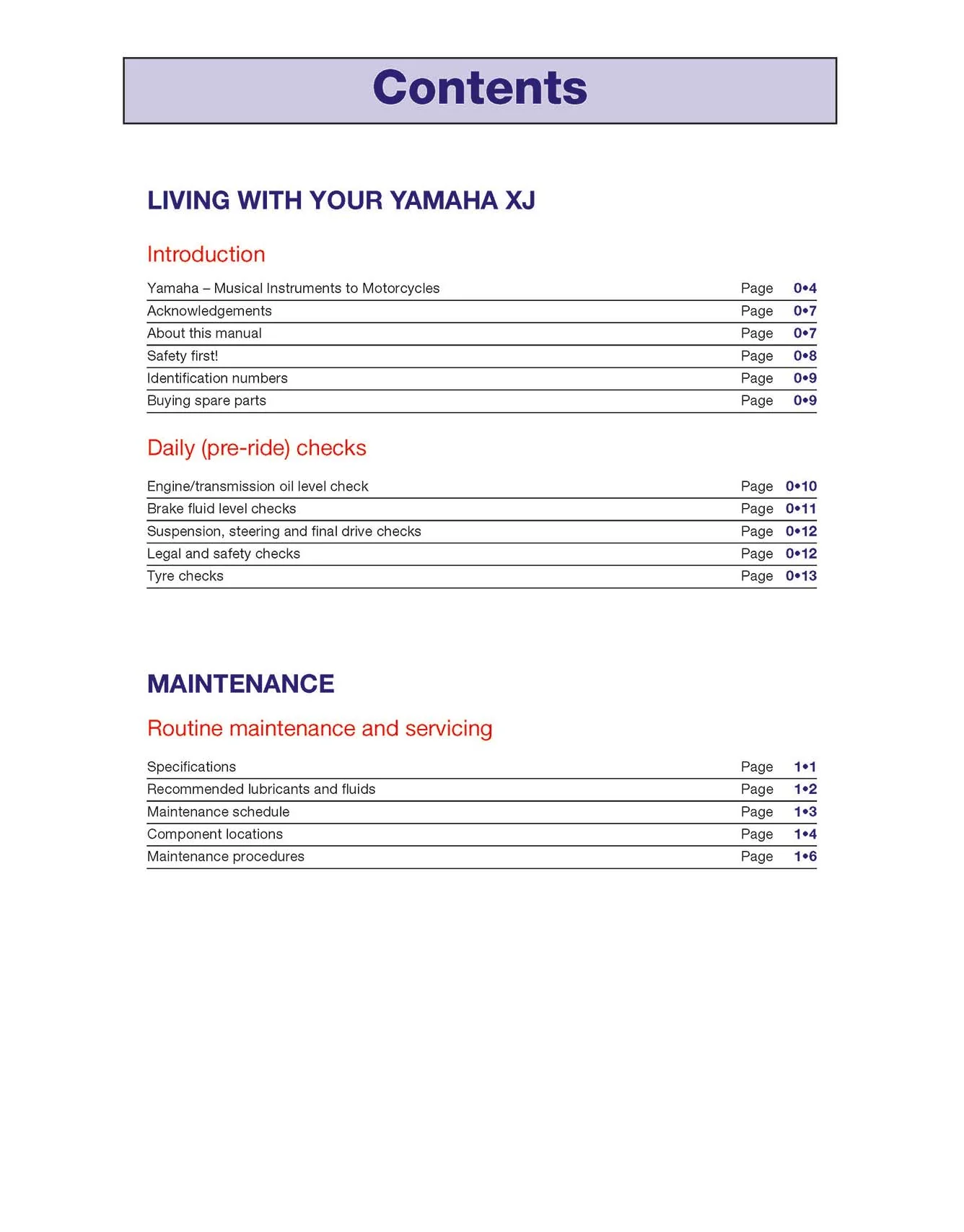 Yamaha XJ600S (Diversion, Seca II) & XJ600N Fours (1992-2003) Haynes Repair Manual - Image 3