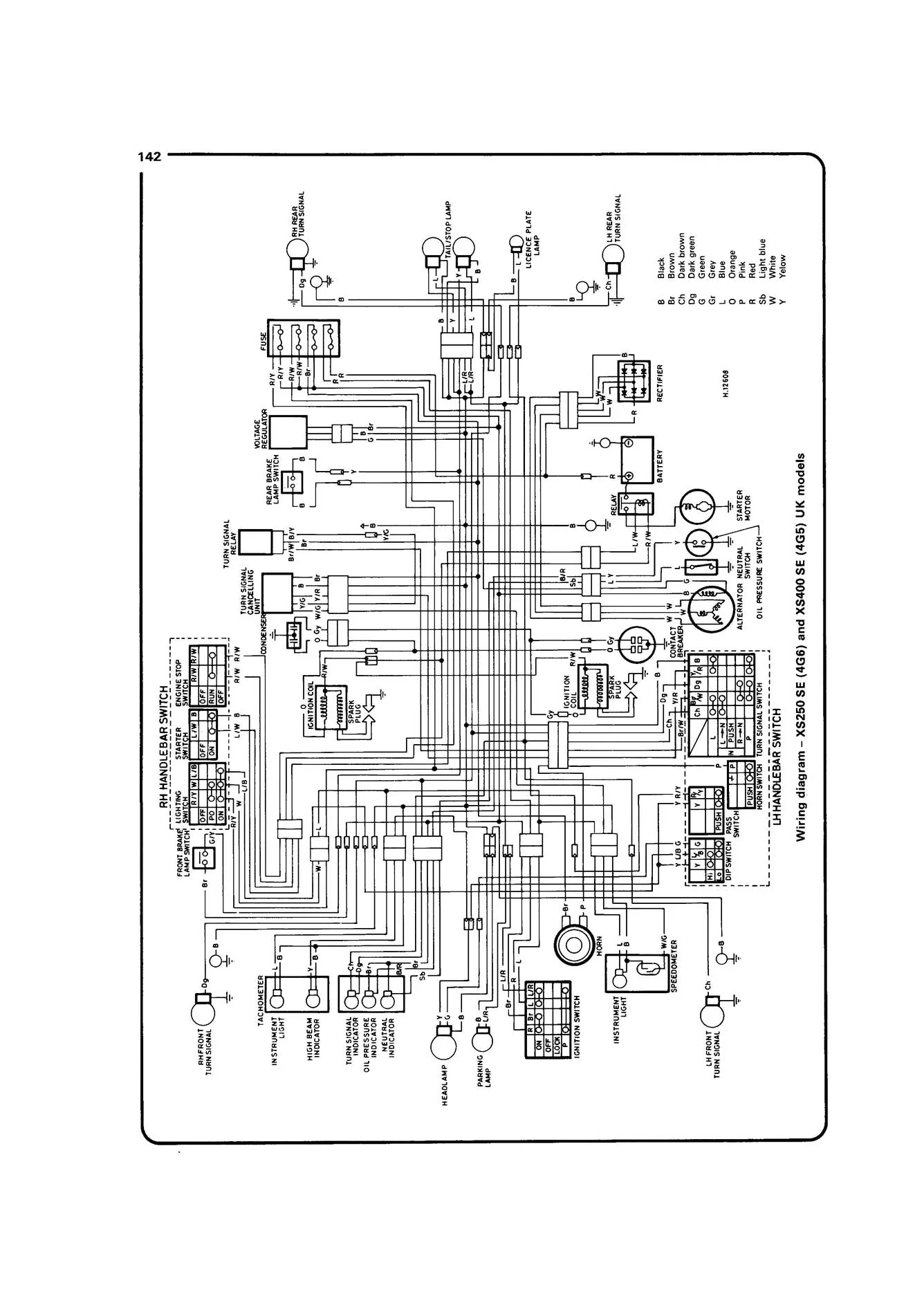 Yamaha XS250, 360 & 400 sohc Twins (1975-1984) Haynes Repair Manual - Image 7