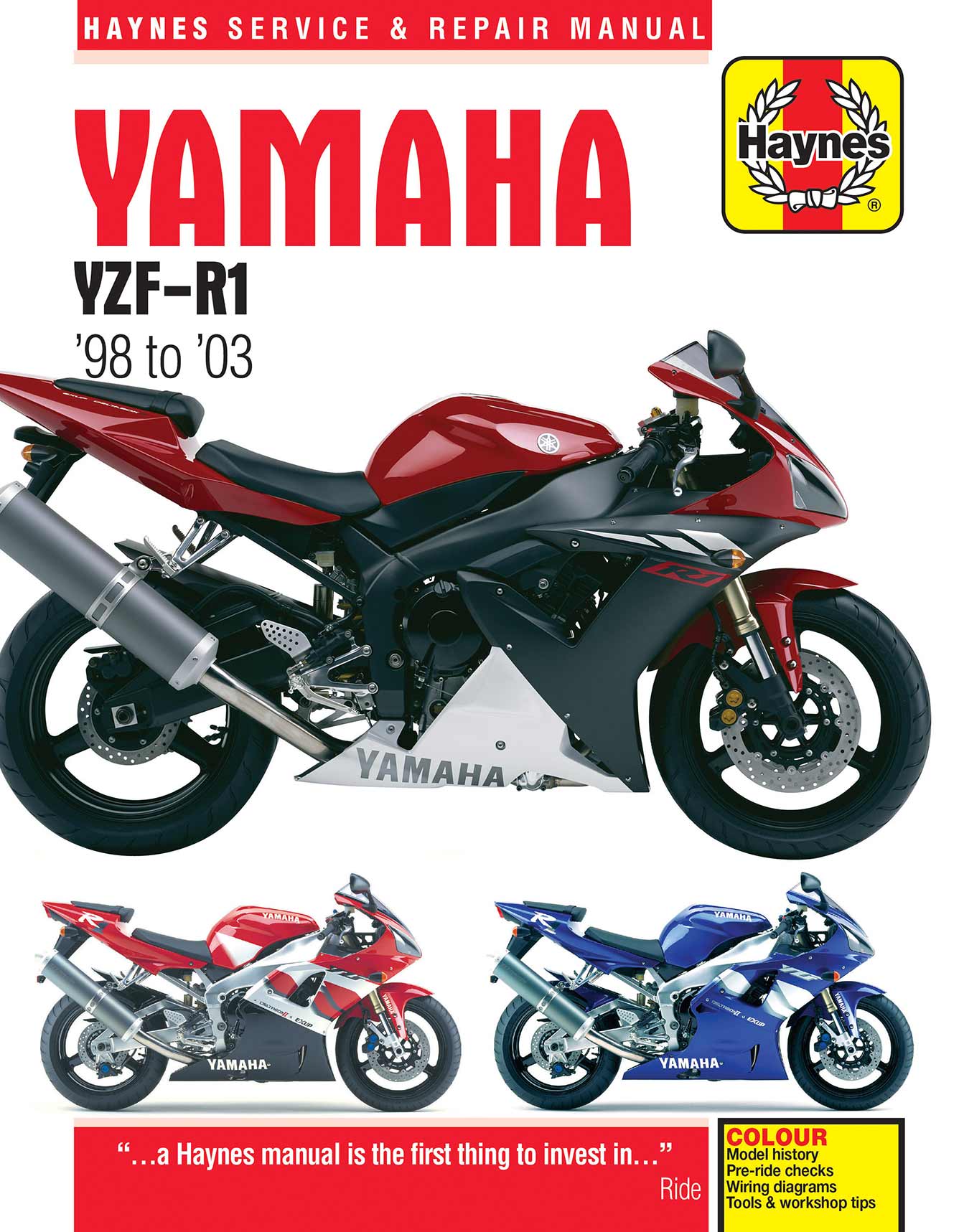 Yamaha YZF-R1 (1998-2003) Haynes Repair Manual