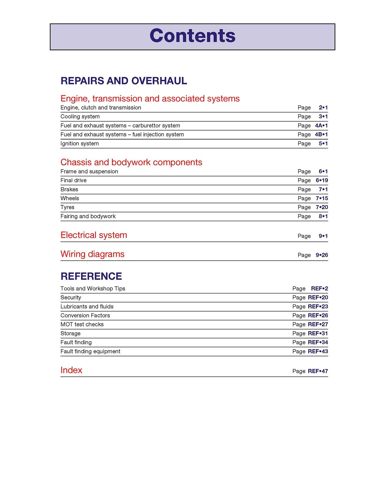 Yamaha YZF-R1 (1998-2003) Haynes Repair Manual - Image 4