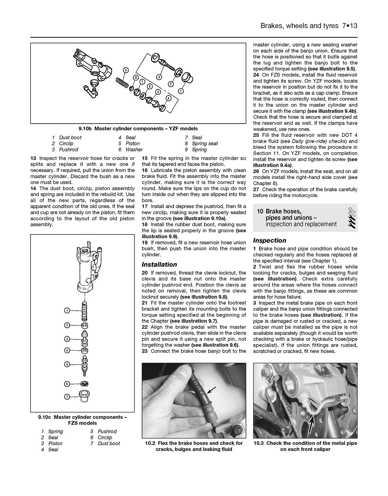 Yamaha YZF600R Thundercat & FZS600 Fazer (1996-2003) Haynes Repair Manual - Image 7